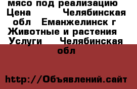 мясо под реализацию › Цена ­ 200 - Челябинская обл., Еманжелинск г. Животные и растения » Услуги   . Челябинская обл.